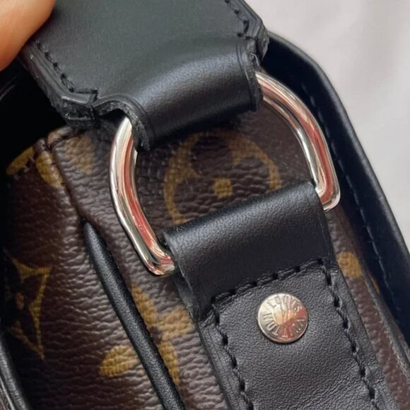NWT Louis Vuitton Monogram Macassar Canvas Bass MM Messenger/crossbody Bag - Picture 12 of 17
